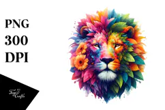 Vibrant Lion, 20 oz Tumbler Product Image 1