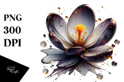 Abstract Crocus Splash PNG Product Image 1