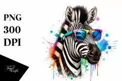 Colorful Zebra Sunglasses | Quirky and Colorful Product Image 3