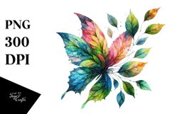 Abstract Vibrant Butterfly PNG Product Image 1