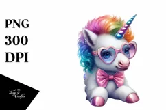 Baby Unicorn Nightclub PNG Product Image 3