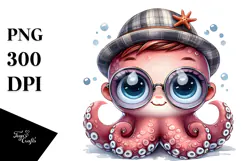 Singer Baby Octopus with Sunglasses Product Image 1