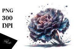 Abstract Shiny Carnation Metallic | Sublimation Clipart Product Image 1