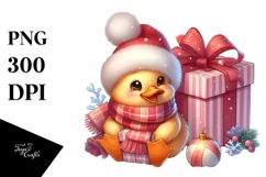 Digital Painting Cute Baby Duck PNG Product Image 1