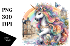 colorful Baby Unicorn at Village Square Product Image 1