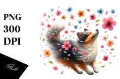 Colorful Tumbling Dog Clipart Product Image 3