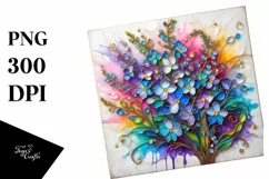 Watercolor Luxury Flower Splash Clipart Product Image 3