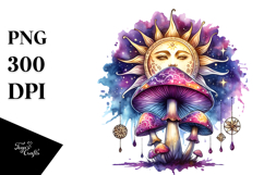 Magical Celestial Mushroom PNG Product Image 1