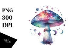 Colorful Magical Celestial Astral Mushroom Product Image 3