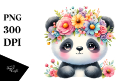 Panda Pastel Flower Crown Product Image 1
