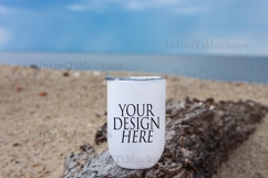 White 12oz wine tumbler mockup Product Image 1