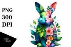 Abstract Vibrant Bunny PNG Product Image 1