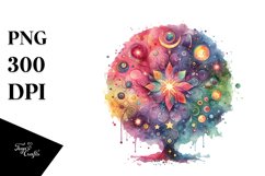 Magical Celestial Mushroom Clipart Product Image 3