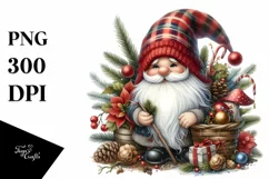 Detailed Christmas Gnome PNG Product Image 3