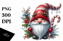 Detailed Christmas Gnome PNG Product Image 1