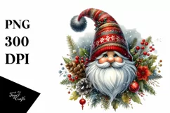 Detailed Christmas Gnome PNG Product Image 3