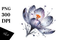 Glossy Crocus | Material | Metallic Insertions | Clipart Product Image 3