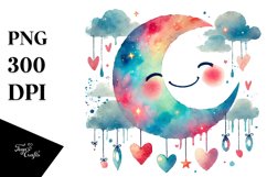 Washed Moon PNG Product Image 1