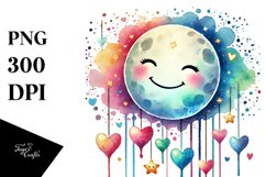 Washed Moon PNG Product Image 1