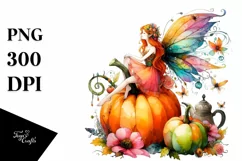 Simple Watercolor Vibrant Fairy PNG Product Image 3