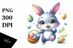 Easter Egg Hunt Clipart |T-shirt, Mug PNG Product Image 1