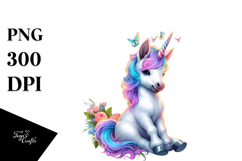 Baby Unicorn in Buenos Aires, Transparent PNG Product Image 1