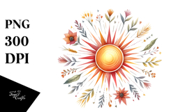 Simple Sun PNG Product Image 1
