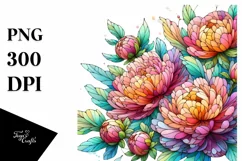 Vibrant Wooden -like Peony PNG Product Image 3