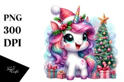 Unicorn with Punk Haircut PNG Product Image 1