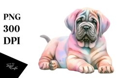 Colorful Mastiff Clipart Product Image 1