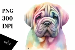 Watercolor Mastiff Illustration | Sublimation Clipart Product Image 3