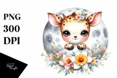 Colorful Baby Unicorn Clipart Product Image 1