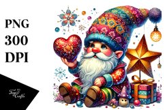 Gnome on Star PNG Product Image 1
