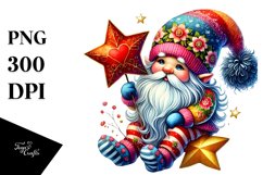 Gnome on Star PNG Product Image 1
