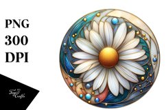 Abstract Stained Daisy Clipart Product Image 3