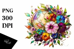 Watercolor Luxury Flower Splash Clipart Product Image 1
