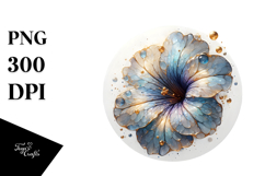Glossy Petunia in Material, PNG Product Image 1