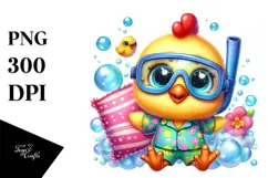 Goofy Baby Chicken PNG Product Image 1