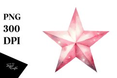 Pinkish Star PNG Product Image 1