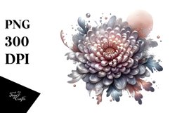 Shiny Chrysanthemum with Metallic Insertions Product Image 1