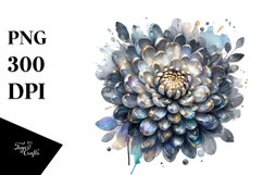 Shiny Chrysanthemum with Metallic Insertions Product Image 1