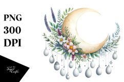 Half Moon with Hanging Eggs PNG Product Image 1