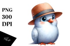 Sitting Dove Hat Clipart Product Image 3