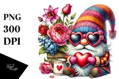 Valentines Gnome PNG Product Image 1