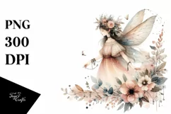 Washed Gothic Fairy, Transparent PNG Product Image 3