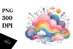 Whimsical Cloud PNG Product Image 1