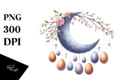 Half Moon with Hanging Eggs PNG Product Image 1