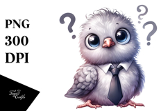 Baby Dove Tie Sticker Clipart Product Image 1