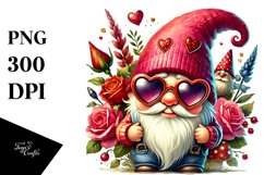 Valentines Gnome PNG Product Image 1