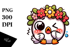 Bird with Sunglasses, Transparent PNG Product Image 1